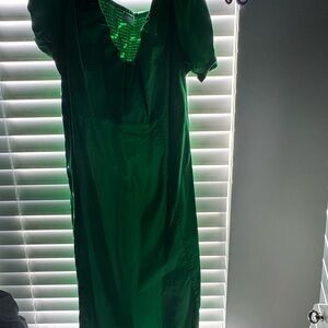 Old Navy Vibrant Green Textured Top